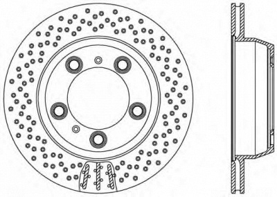OPEN PARTS bdr250225 -  Тормозной диск